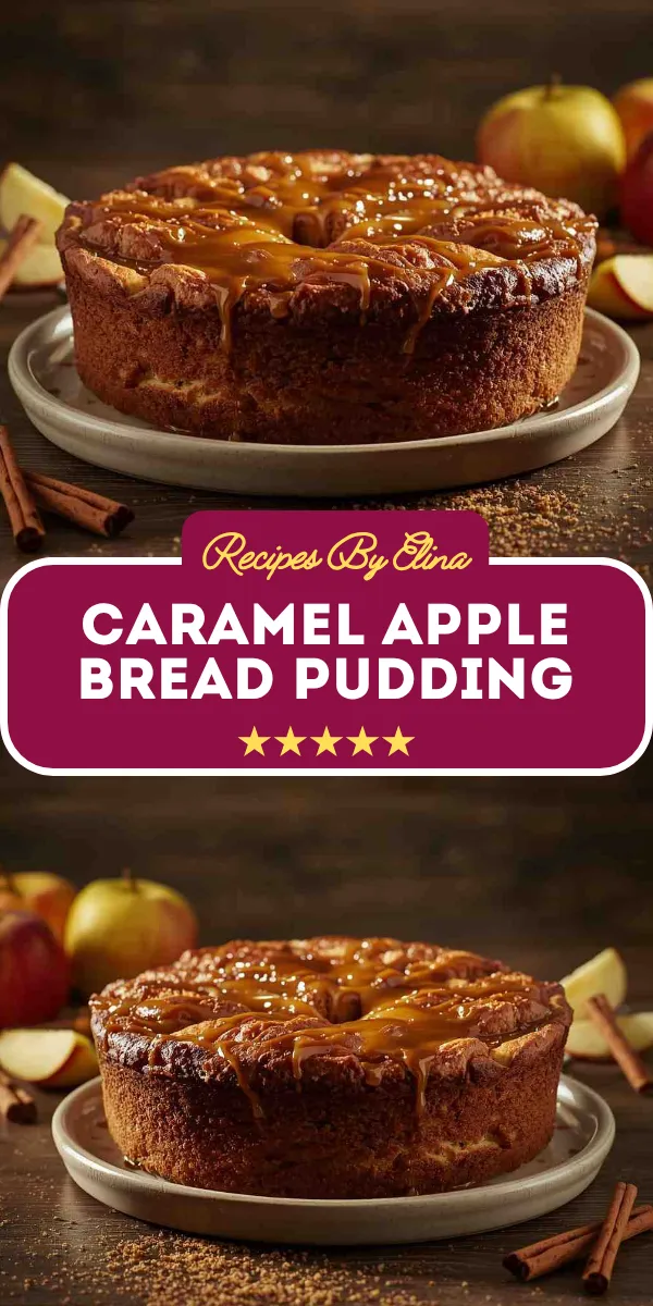 Caramel Apple Bread Pudding