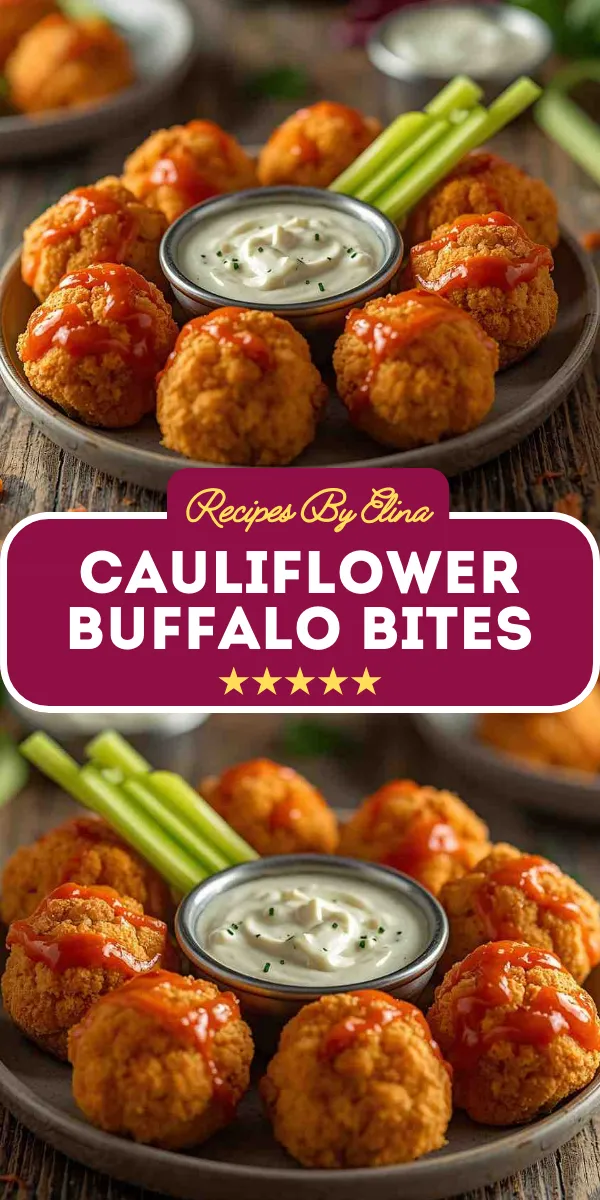 Cauliflower Buffalo Bites