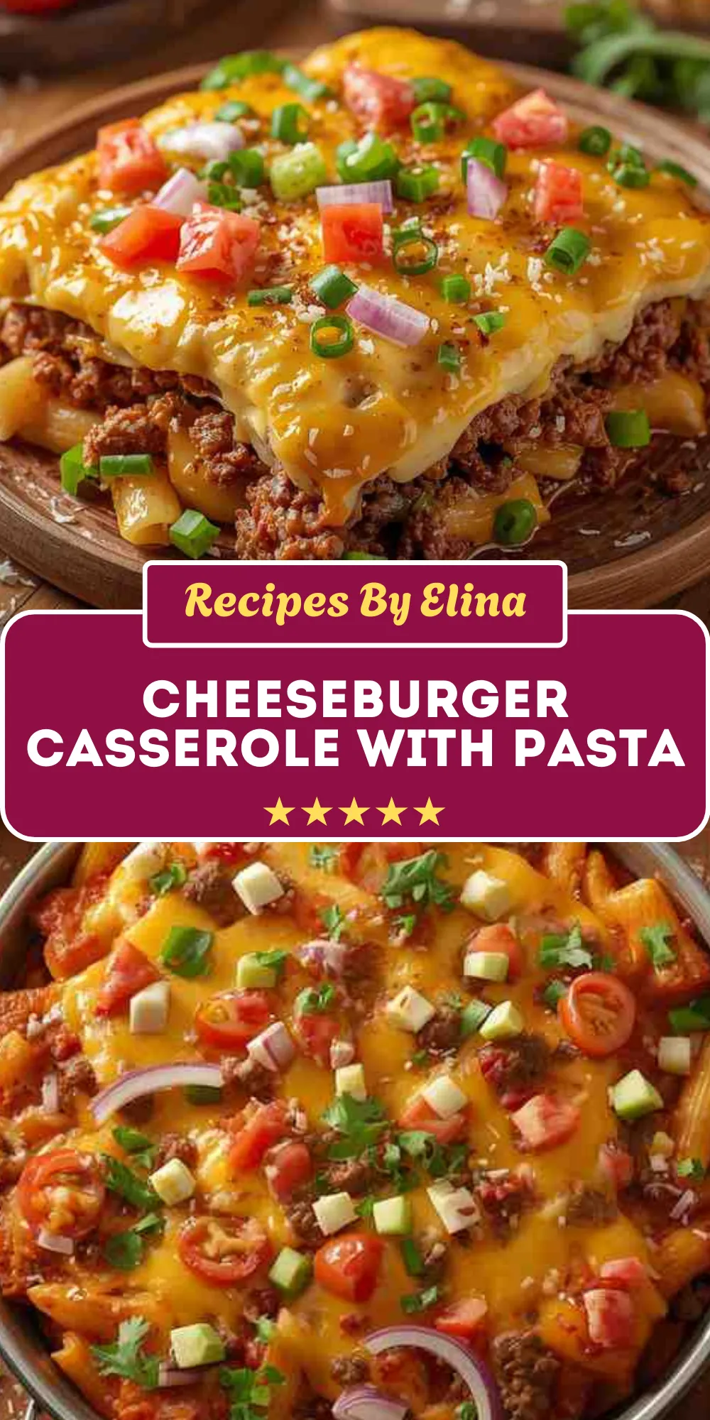 Cheeseburger Casserole with Pasta