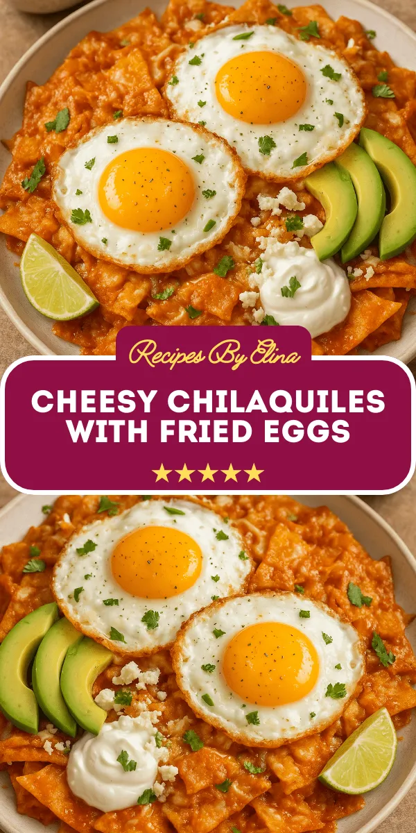 Cheesy Chilaquiles with Fried Eggs