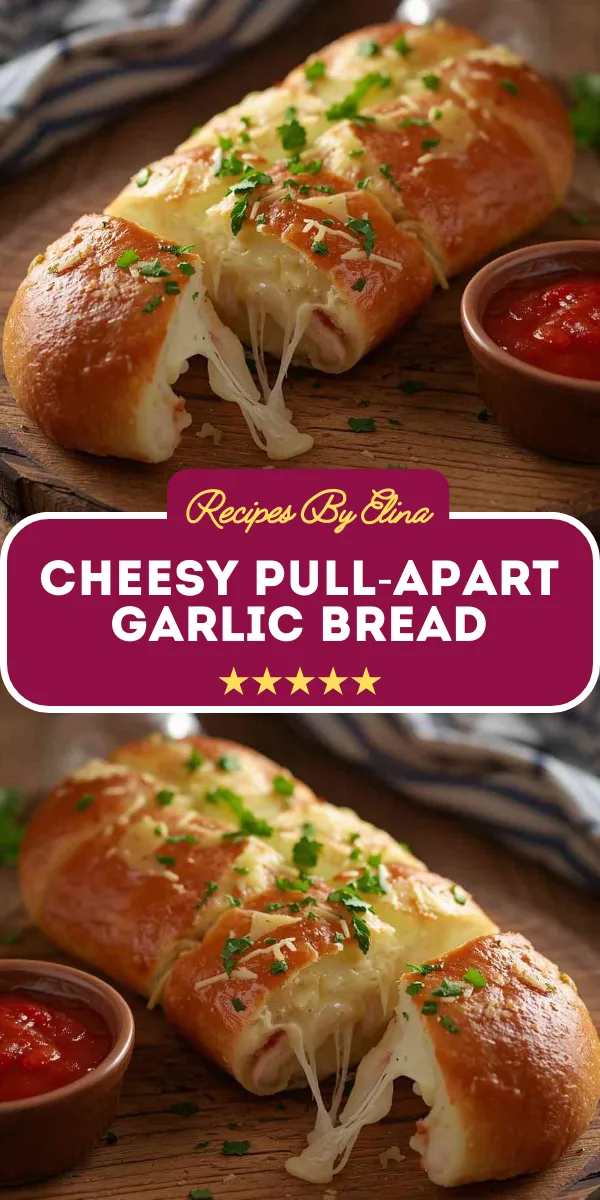 Cheesy Pull-Apart Garlic Bread