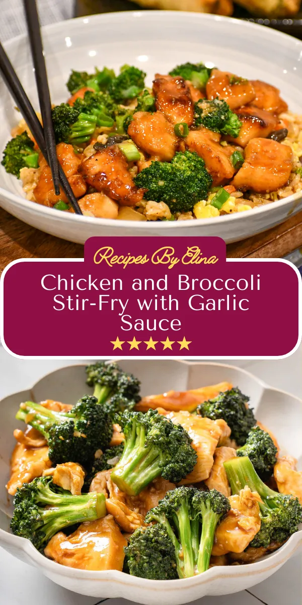 Chicken and Broccoli Stir-Fry with Garlic Sauce