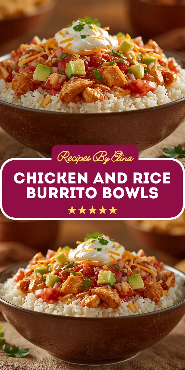 Chicken and Rice Burrito Bowls