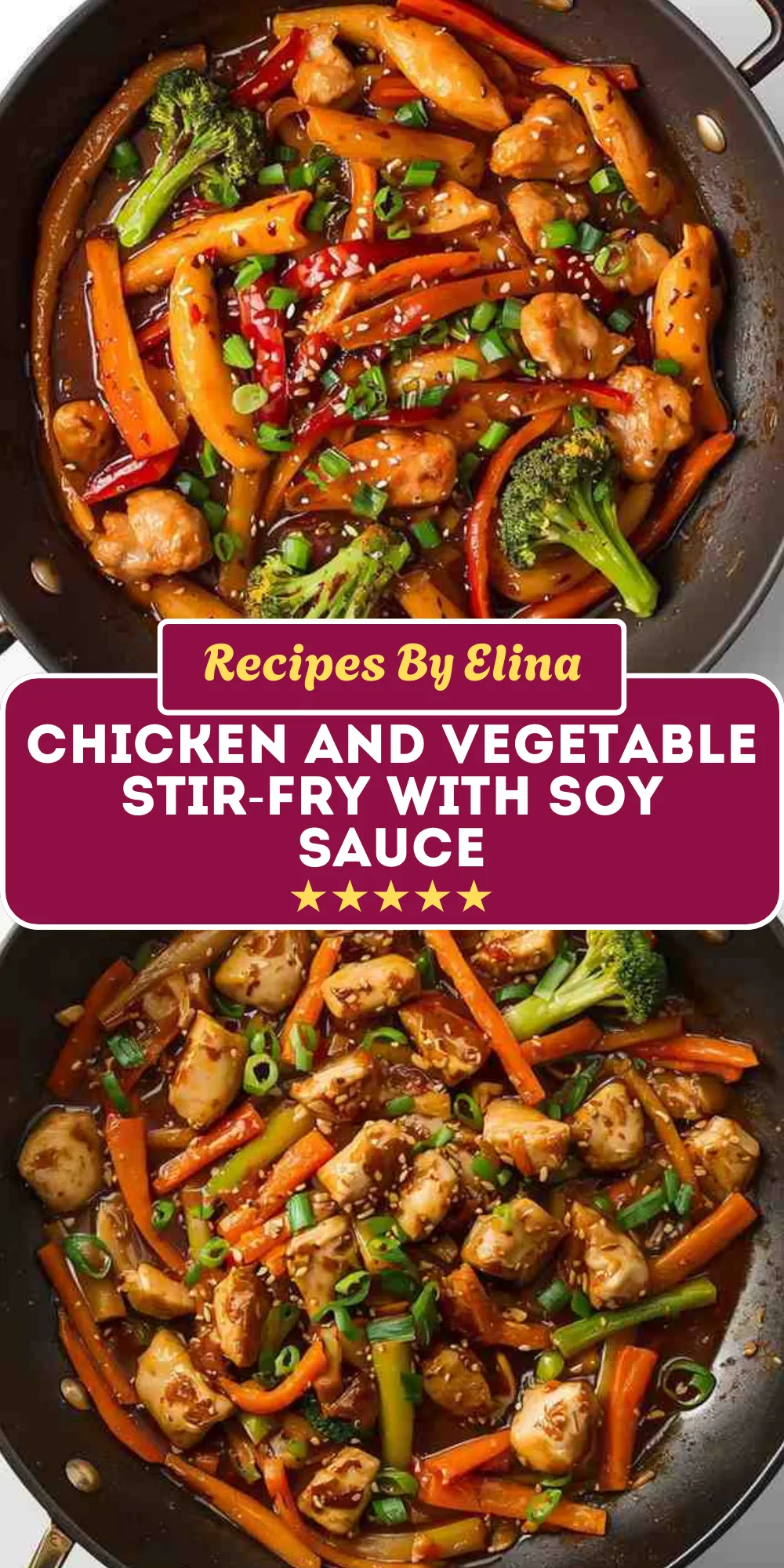 Chicken and Vegetable Stir-Fry with Soy Sauce