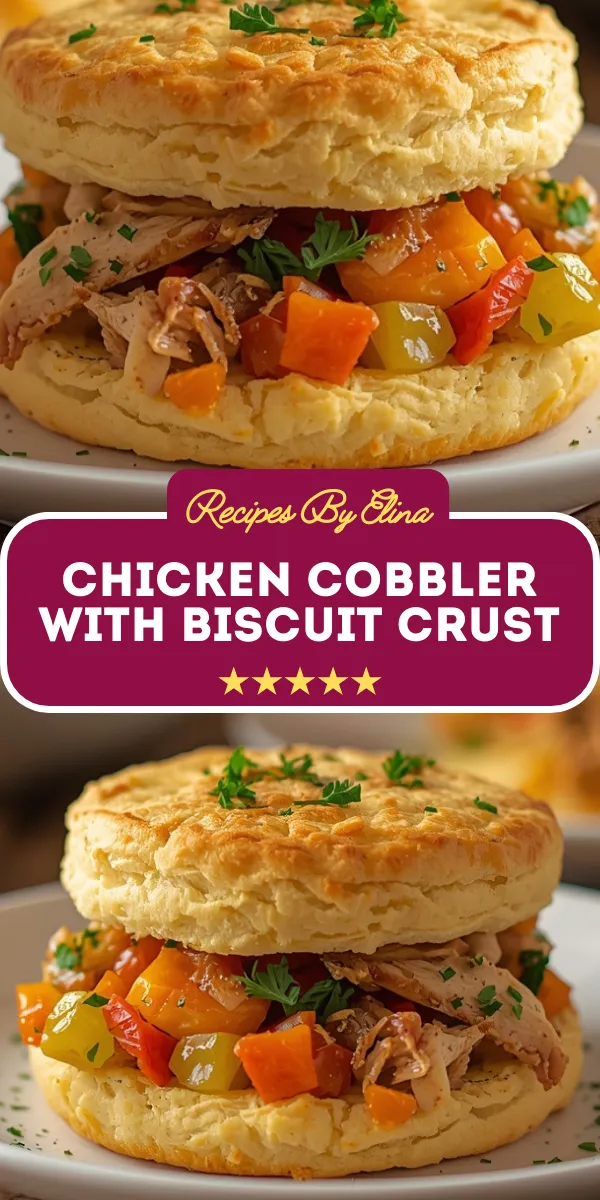 Chicken Cobbler with Biscuit Crust