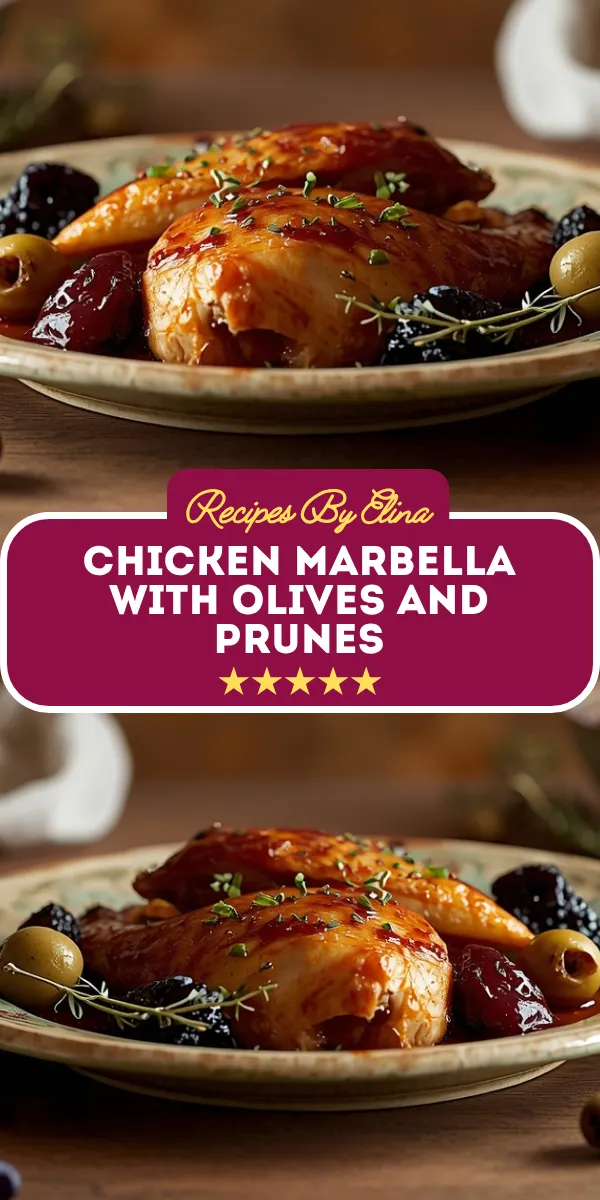 Chicken Marbella with Olives and Prunes