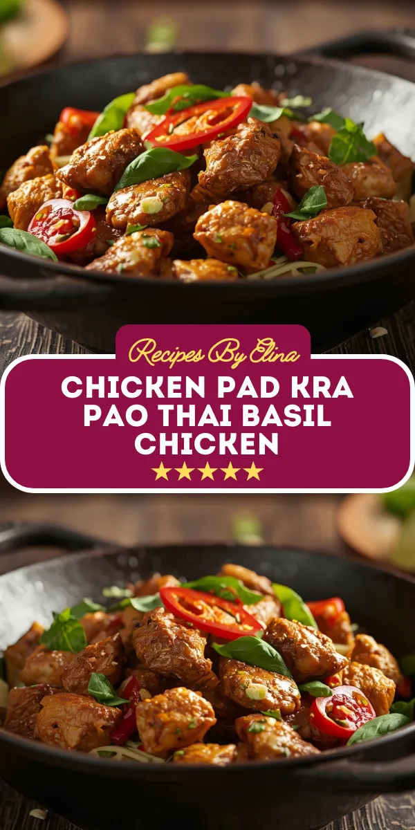 Chicken Pad Kra Pao Thai Basil Chicken
