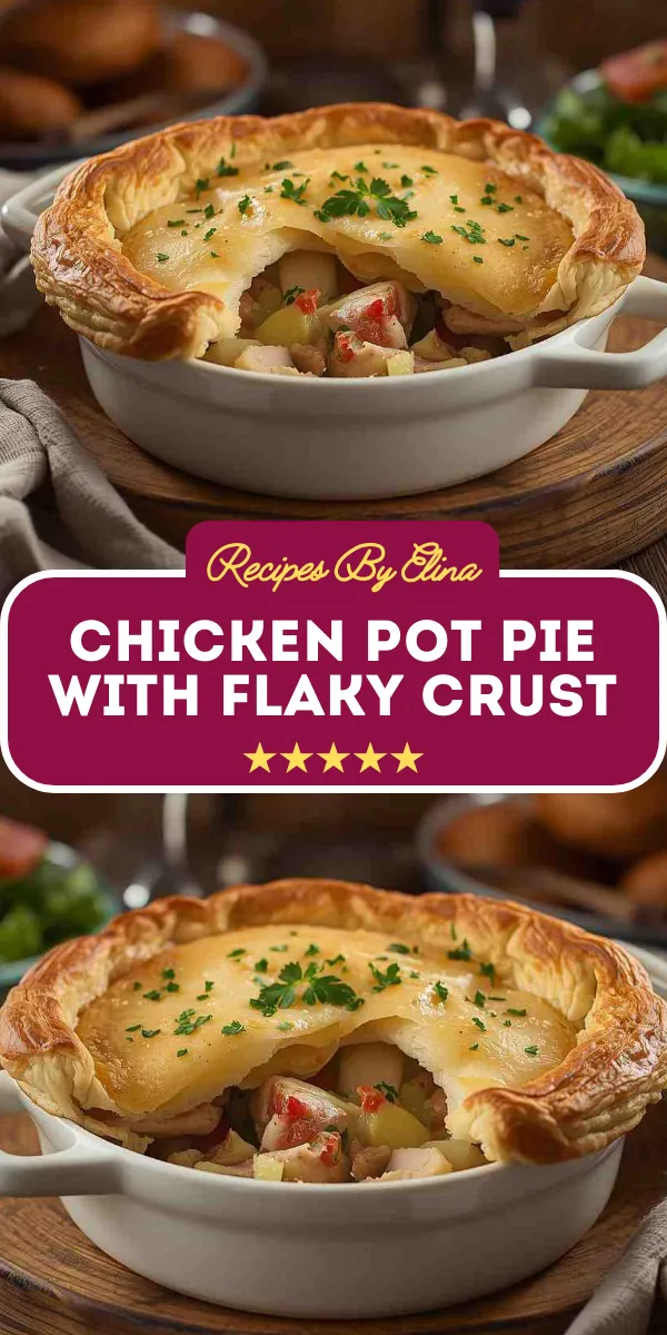 Chicken Pot Pie with Flaky Crust