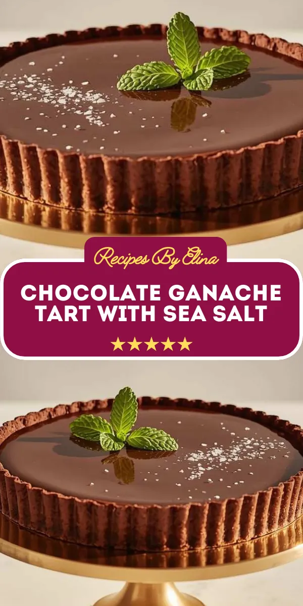Chocolate Ganache Tart with Sea Salt
