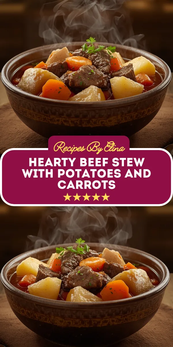 Classsic Beef Stew with Potatoes and Carrots