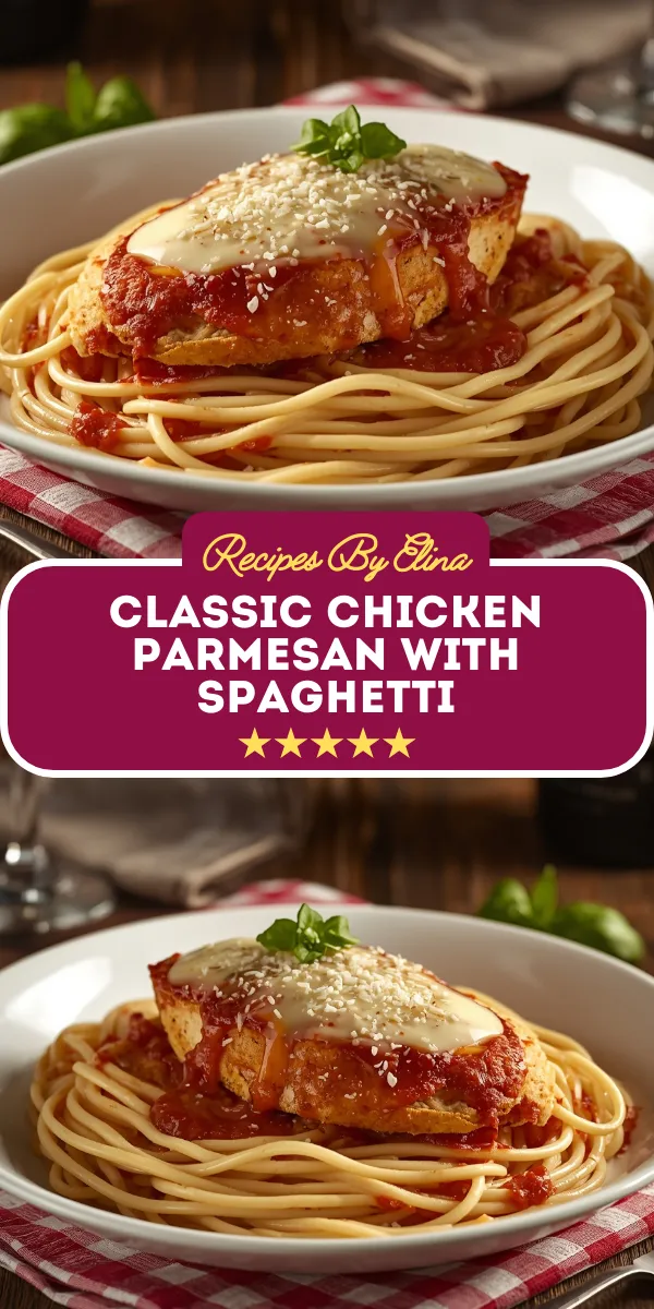 Classic Chicken Parmesan with Spaghetti