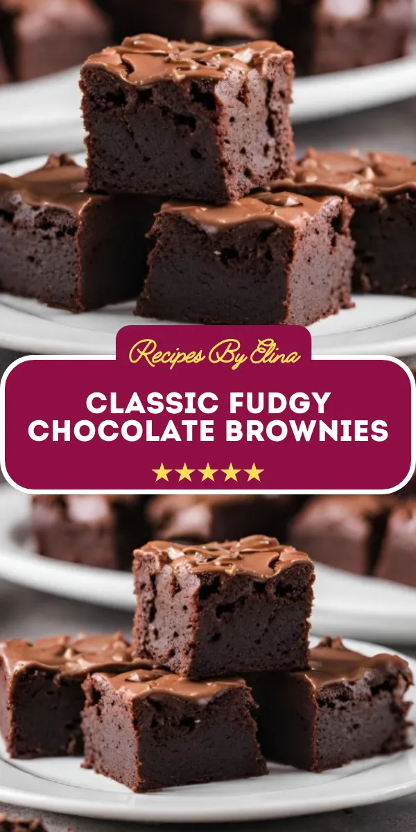 Classic Fudgy Chocolate Brownies