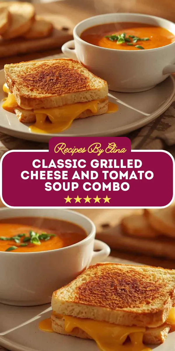 Classic Grilled Cheese and Tomato Soup Combo