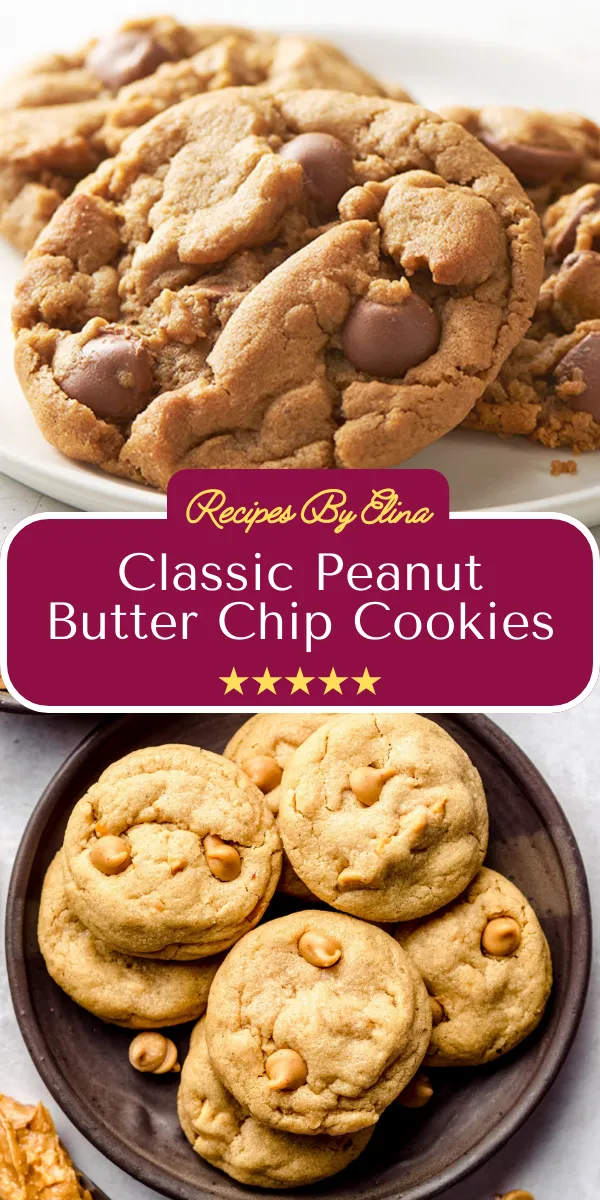 Classic Peanut Butter Chip Cookies