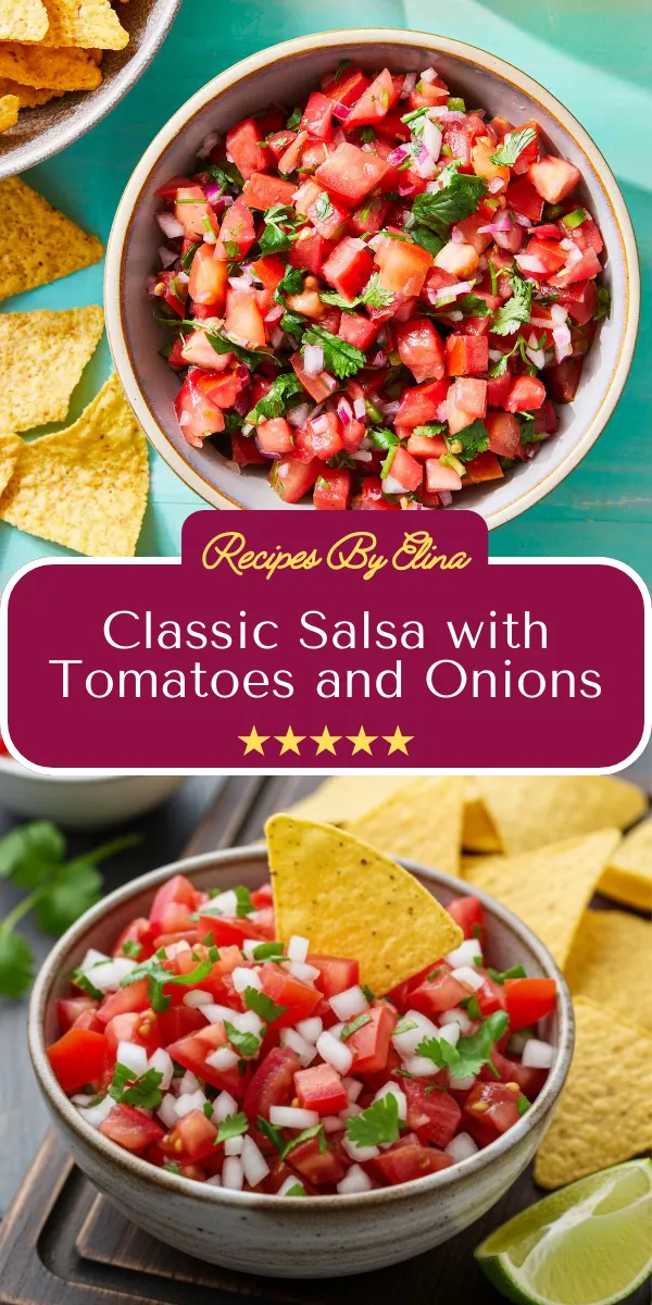 Classic Salsa with Tomatoes and Onions
