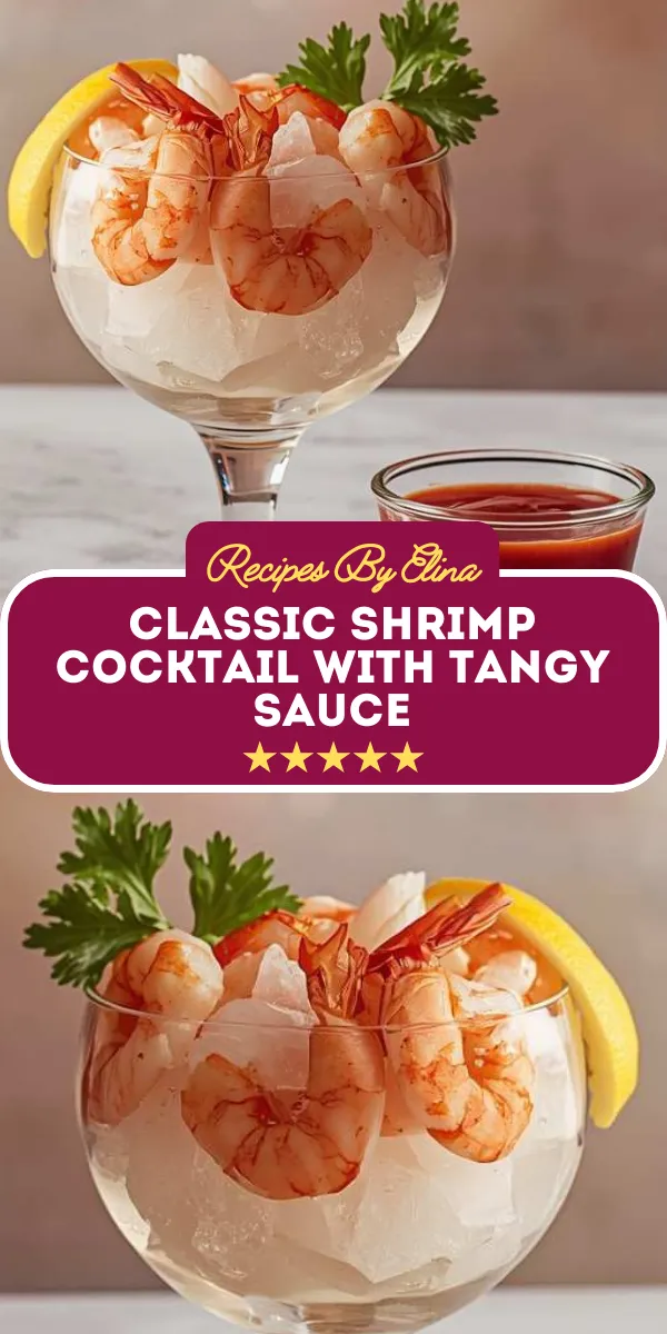 Classic Shrimp Cocktail with Tangy Sauce