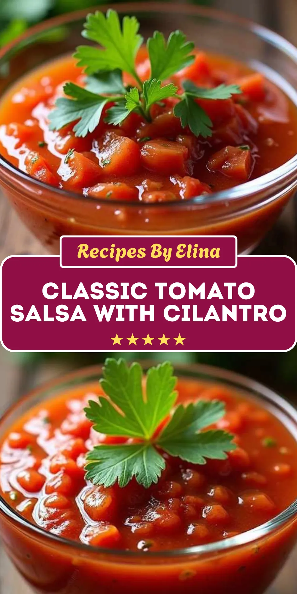 Classic Tomato Salsa with Cilantro