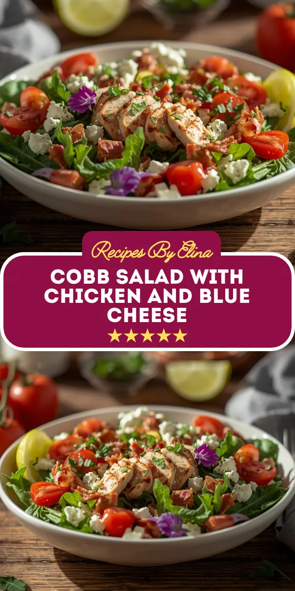 Cobb Salad with Chicken and Blue Cheese