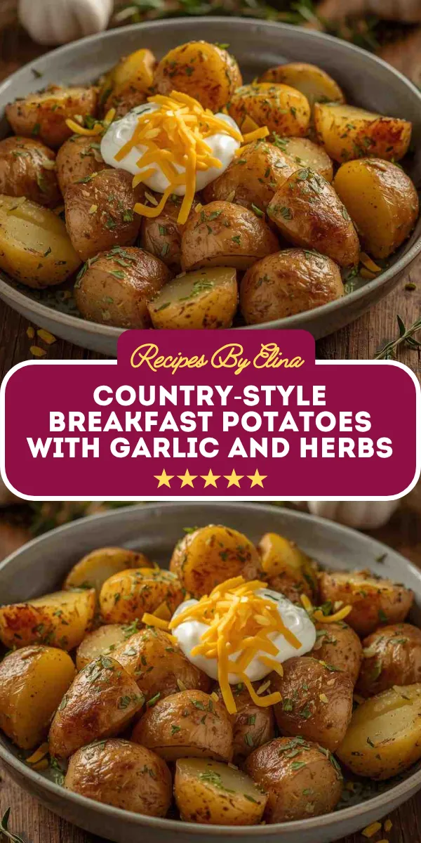 Country-Style Breakfast Potatoes with Garlic and Herbs