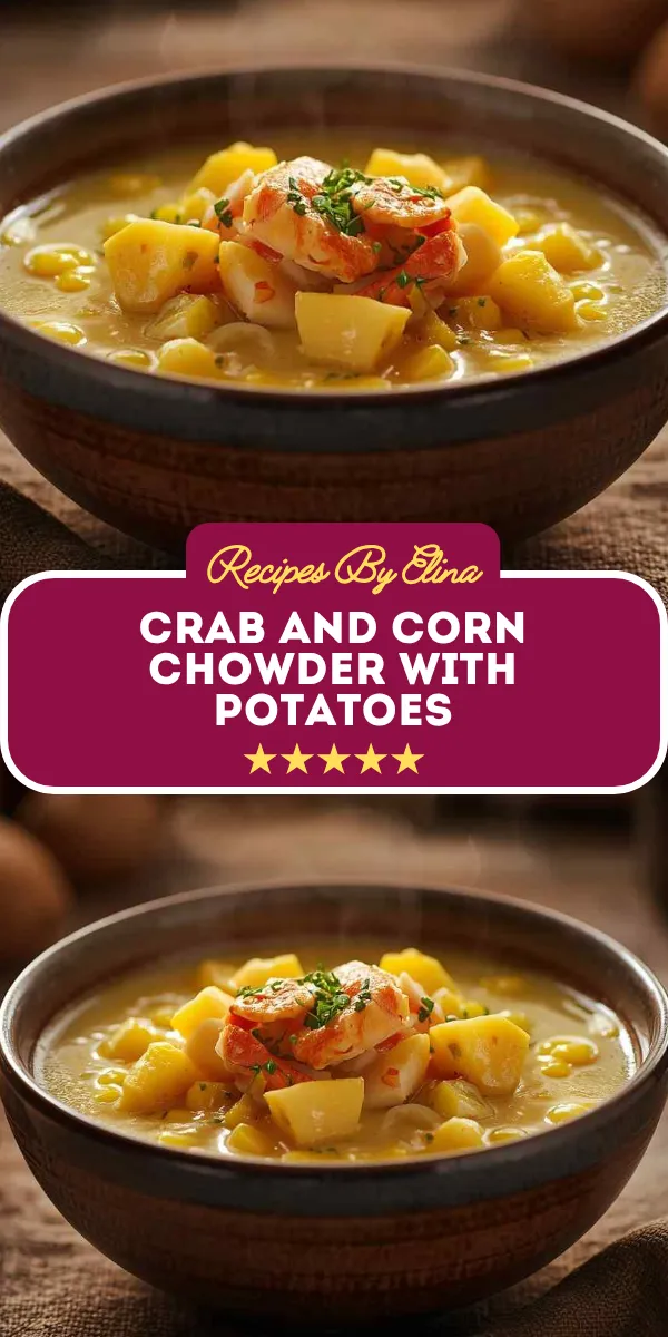 Crab and Corn Chowder with Potatoes