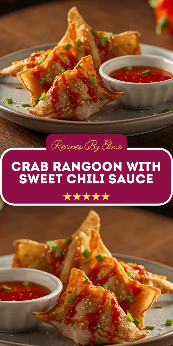 Crab Rangoon with Sweet Chili Sauce