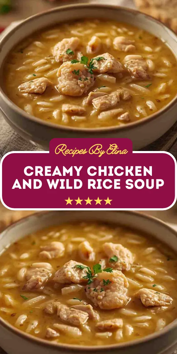 Creamy Chicken and Wild Rice Soup