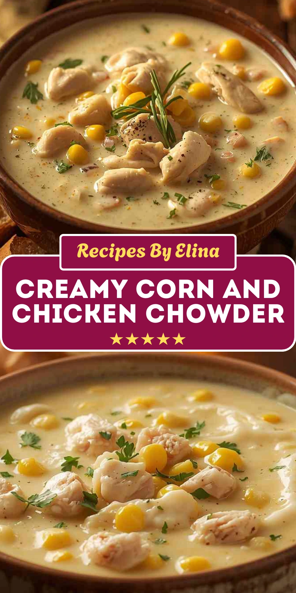 Creamy Corn and Chicken Chowder