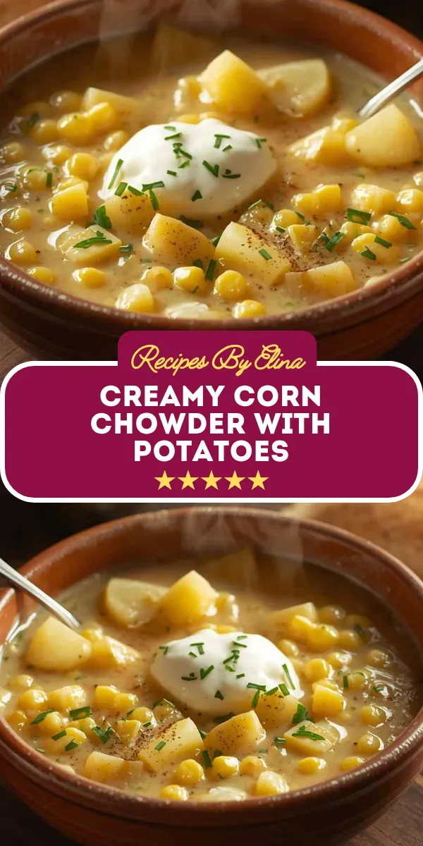 Creamy Corn Chowder with Potatoes