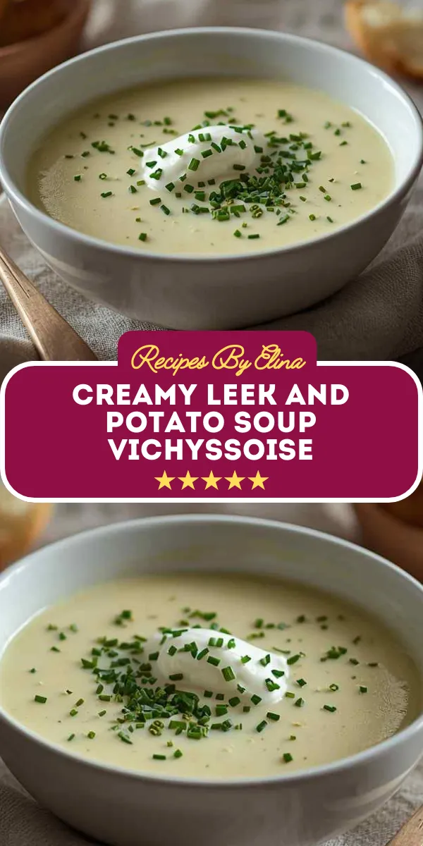 Creamy Leek and Potato Soup Vichyssoise