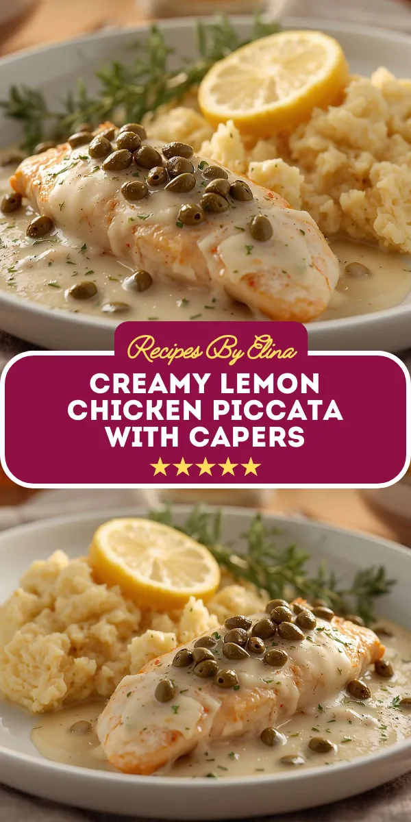 Creamy Lemon Chicken Piccata with Capers