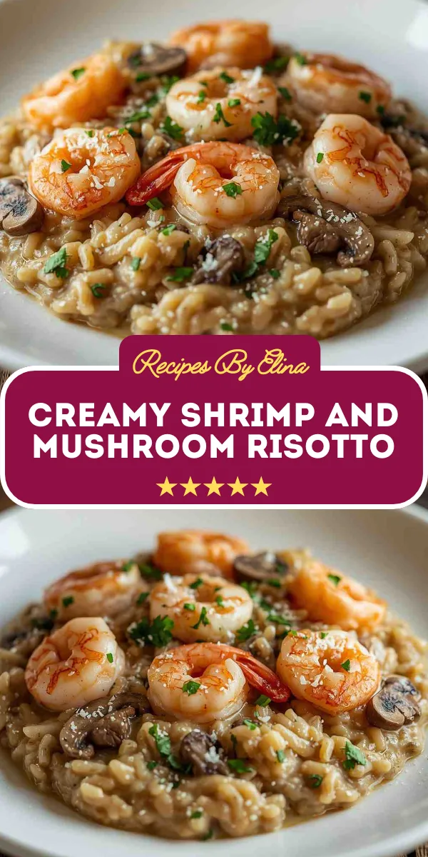 Creamy Shrimp and Mushroom Risotto