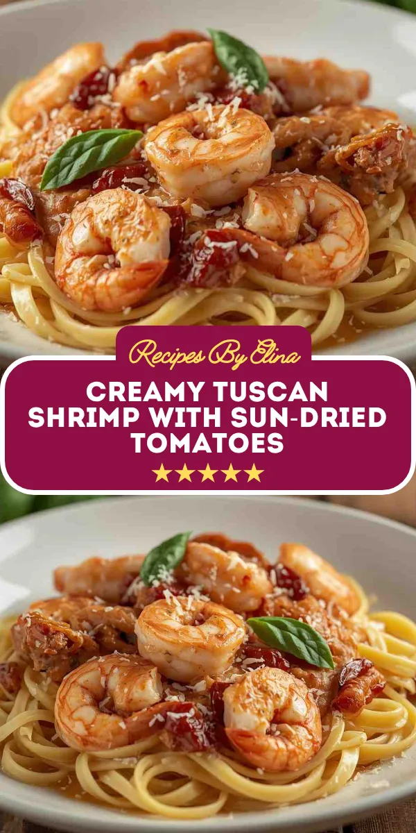 Creamy Tuscan Shrimp with Sun-Dried Tomatoes