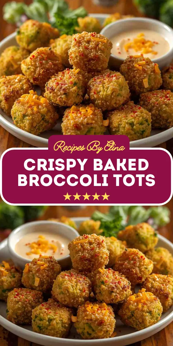 Crispy Baked Broccoli Tots