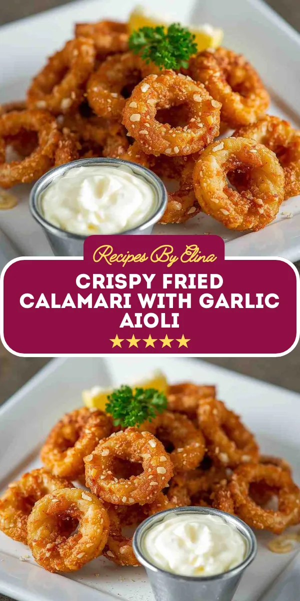 Crispy Fried Calamari with Garlic Aioli