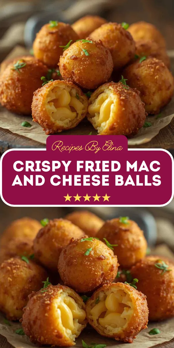 Crispy Fried Mac and Cheese Balls