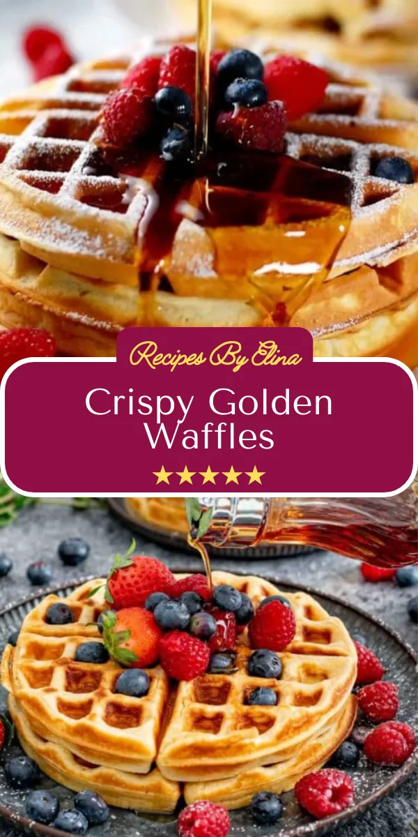 Crispy Golden Waffles