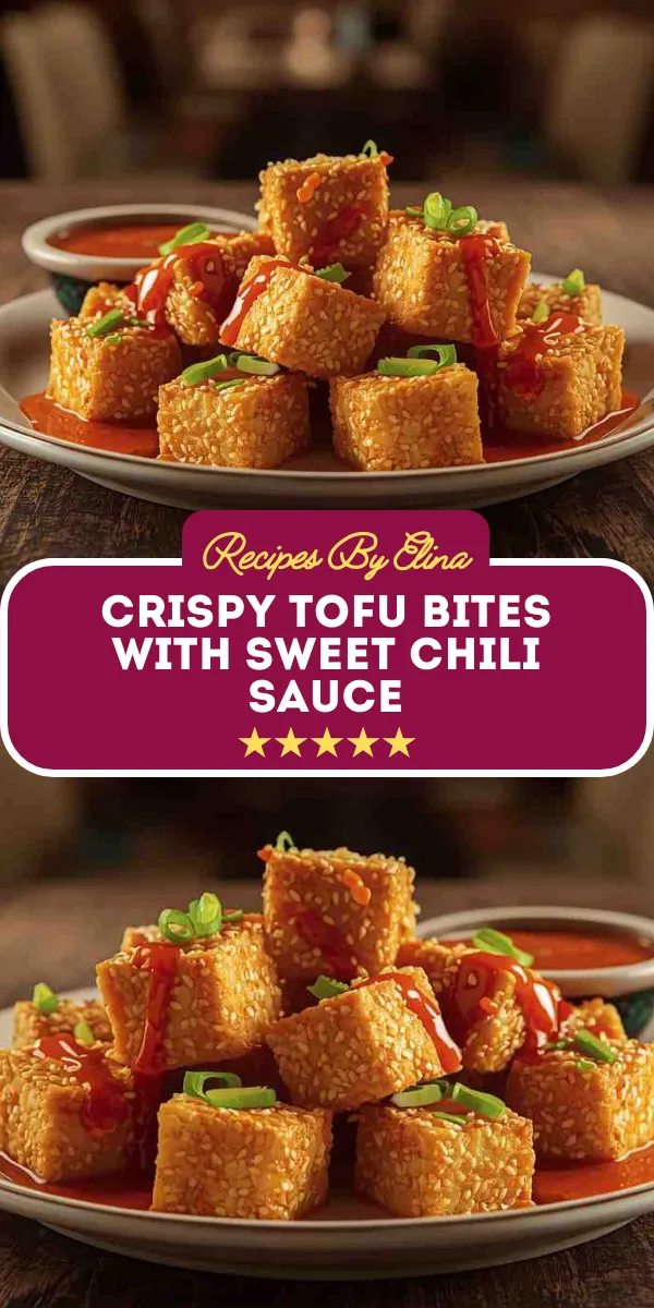 Crispy Tofu Bites with Sweet Chili Sauce