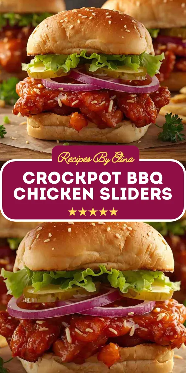 Crockpot BBQ Chicken Sliders