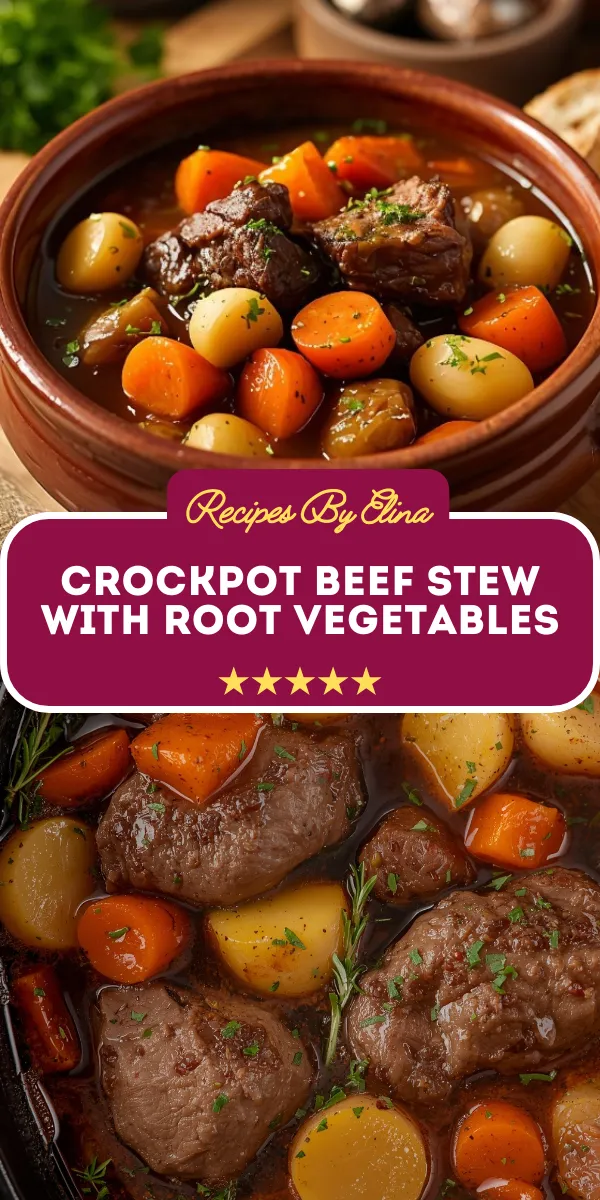 Crockpot Beef Stew with Root Vegetables