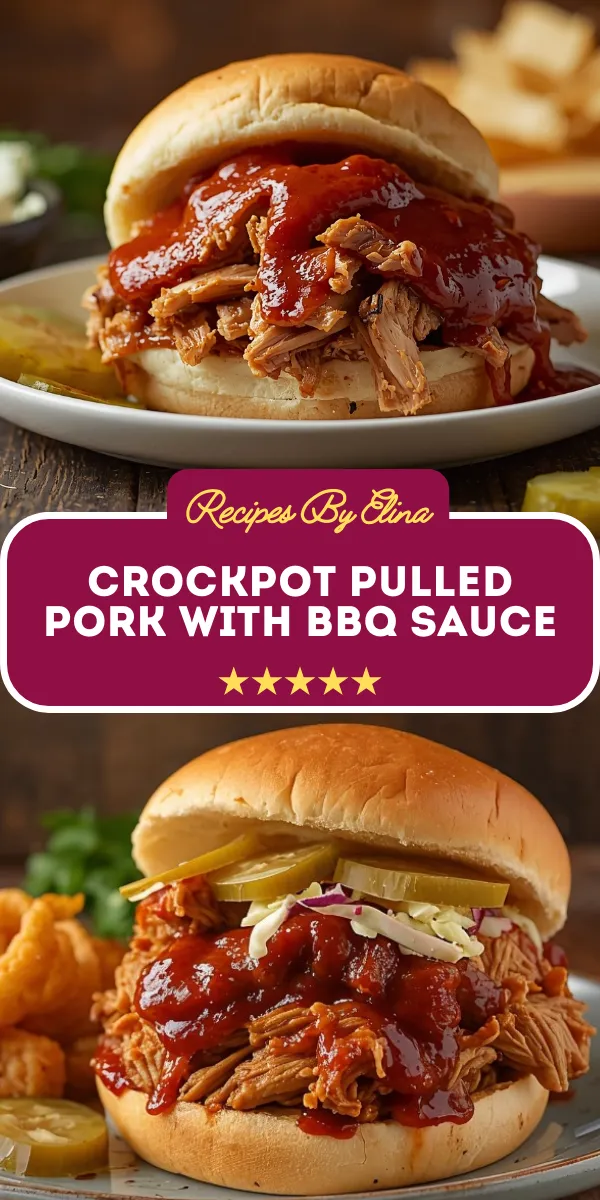 Crockpot Pulled Pork with BBQ Sauce