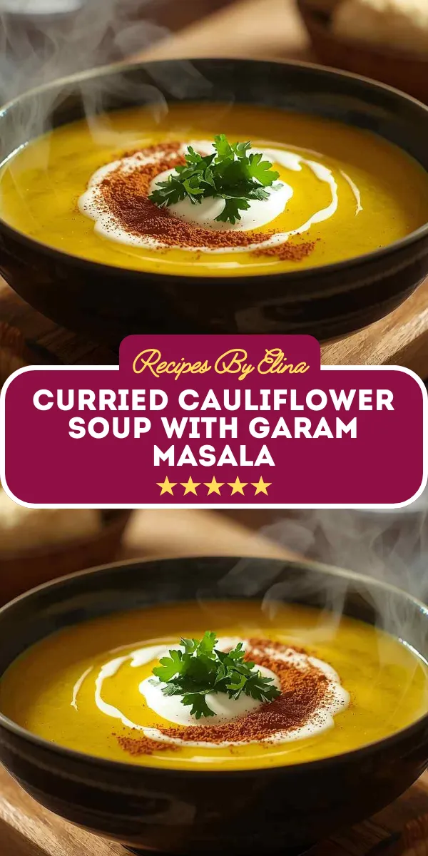 Curried Cauliflower Soup with Garam Masala