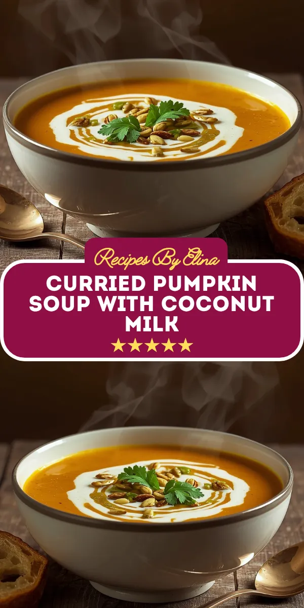 Curried Pumpkin Soup with Coconut Milk