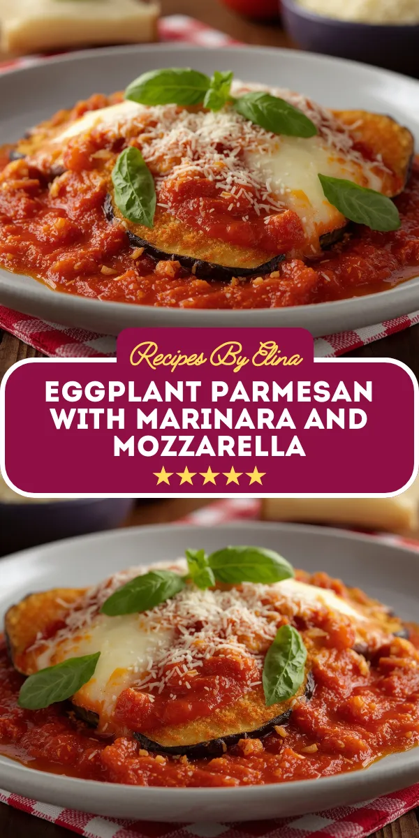 Eggplant Parmesan with Marinara and Mozzarella