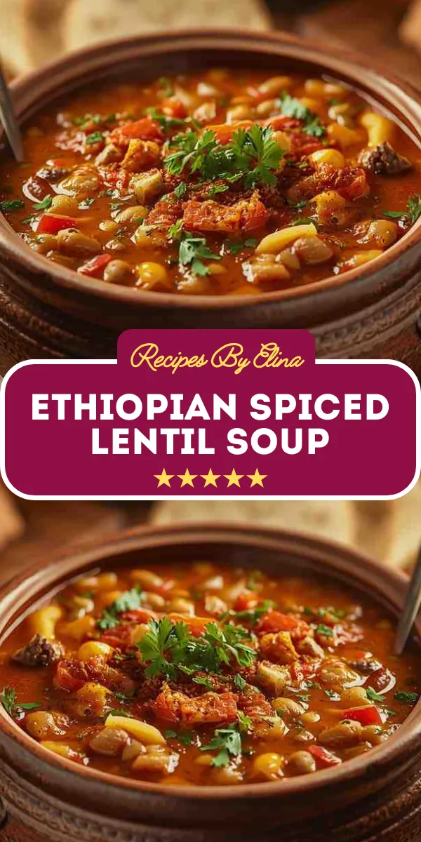 Ethiopian Spiced Lentil Soup
