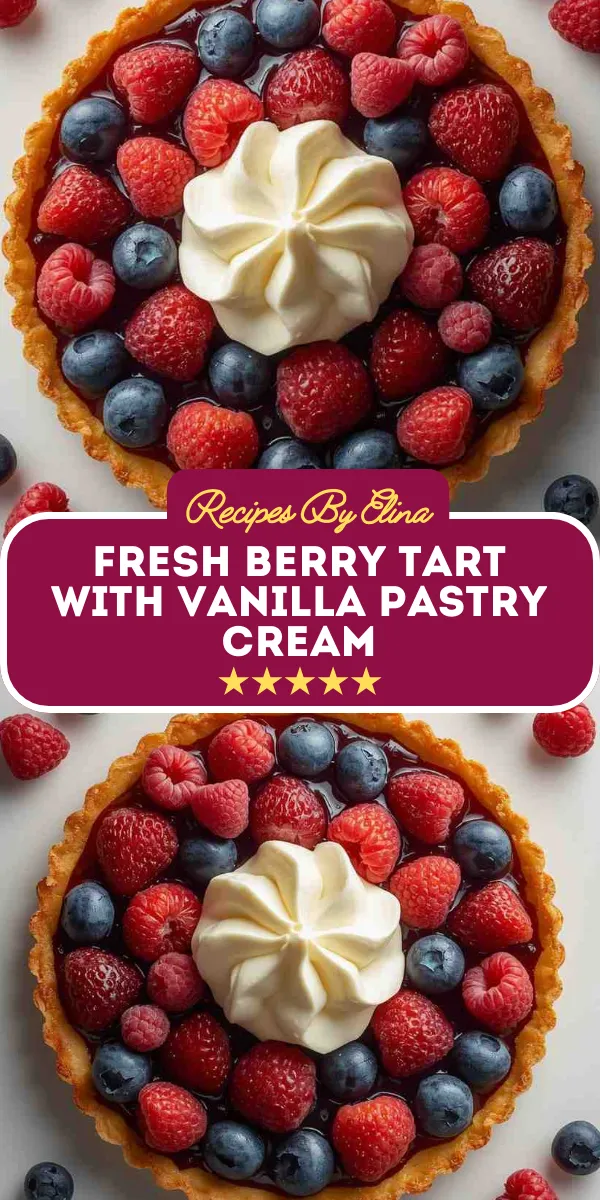 Fresh Berry Tart with Vanilla Pastry Cream