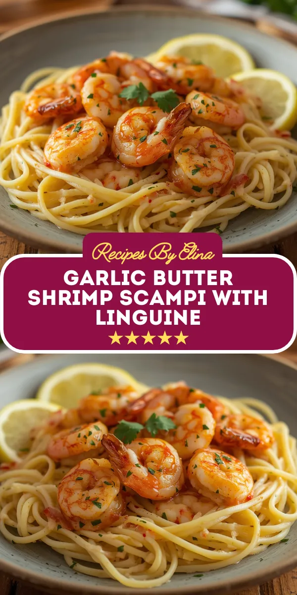Garlic Butter Shrimp Scampi with Linguine
