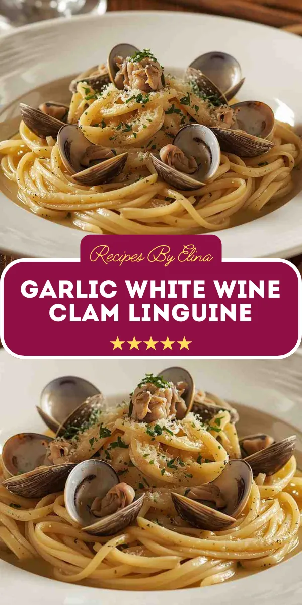 Garlic White Wine Clam Linguine