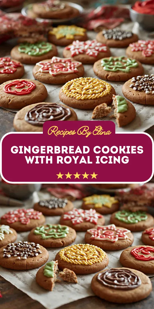Gingerbread Cookies with Royal Icing