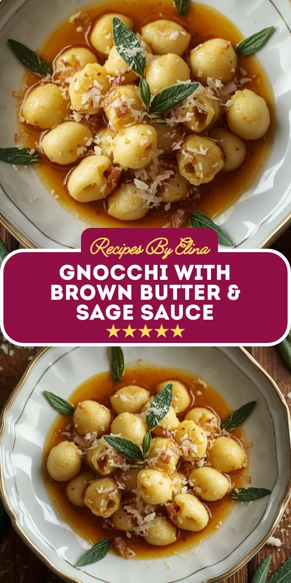 Gnocchi with Brown Butter & Sage Sauce