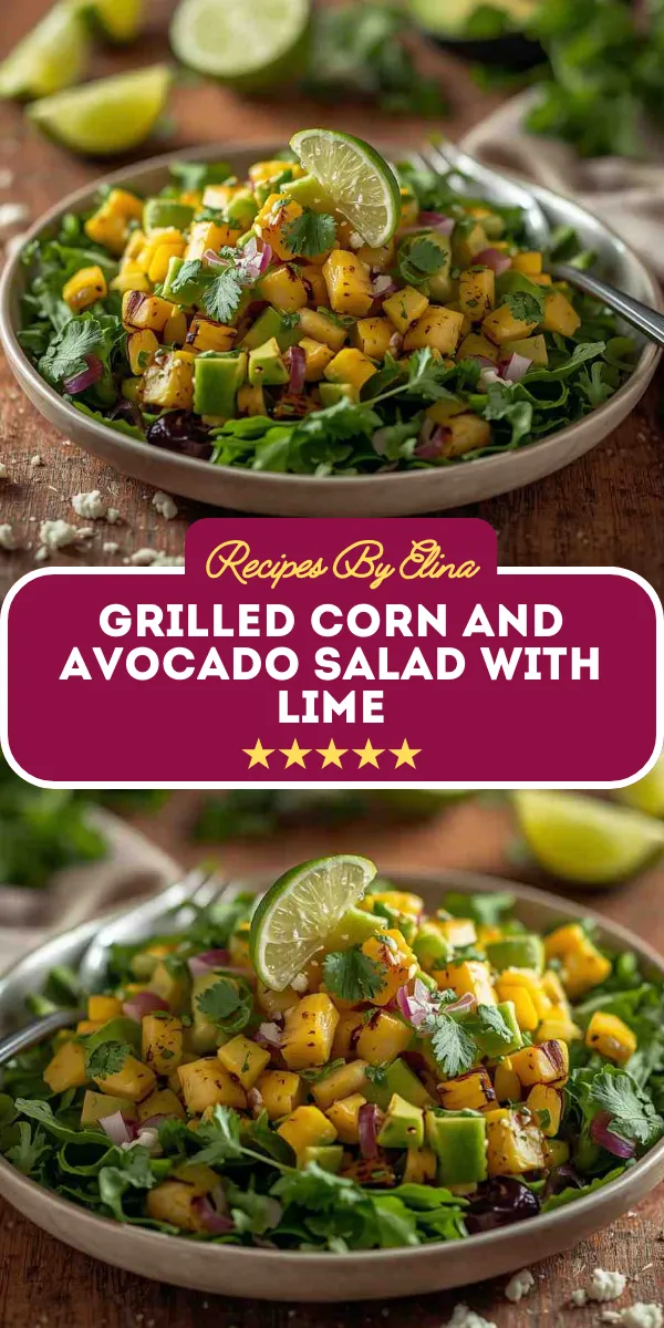 Grilled Corn and Avocado Salad with Lime